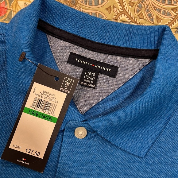 Boys Tommy Hilfiger Polo - Picture 3 of 4